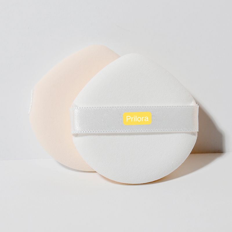 認証済みリサイクルPUフォーム（GRS基準）を使用したエコフレンドリーなエアクッションパフ。液体ファンデーションの配信性能を損なわずにESGコンプライアンスをサポート — 持続可能なプライベートラベルプログラムに理想的.